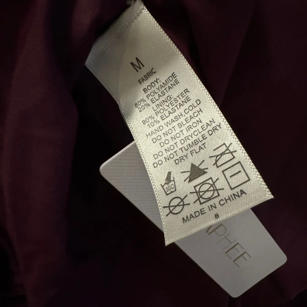 N/A nwt burgundy